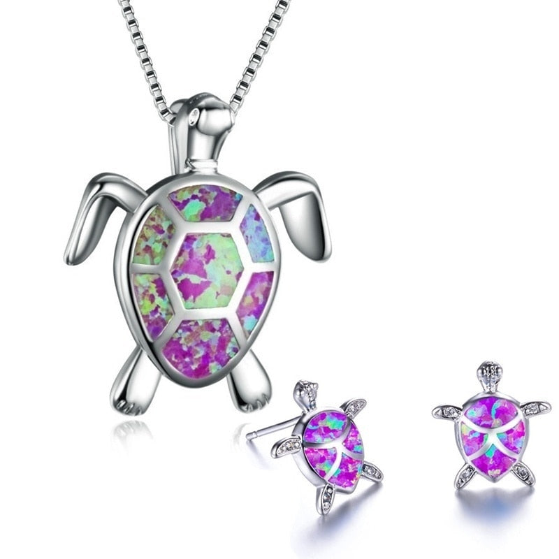 Ensemble avec motif de tortue