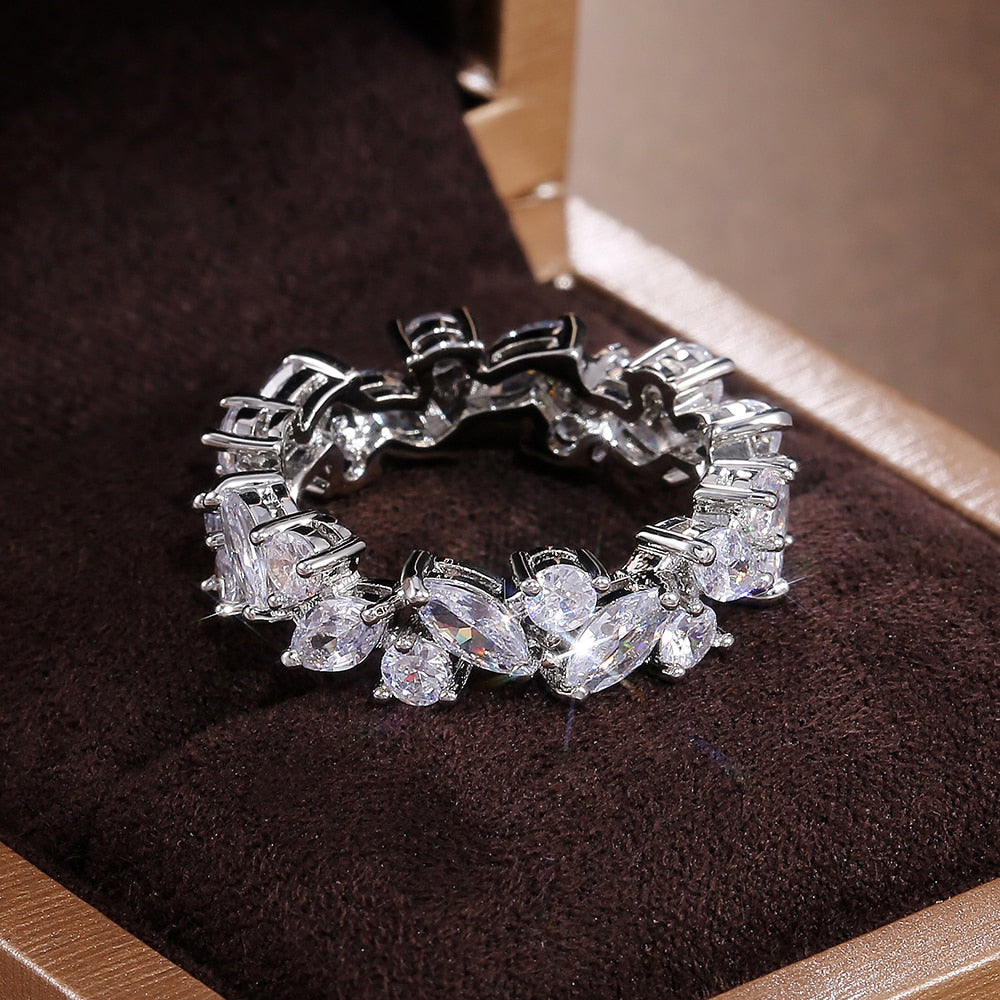 Bague en zircon cubique