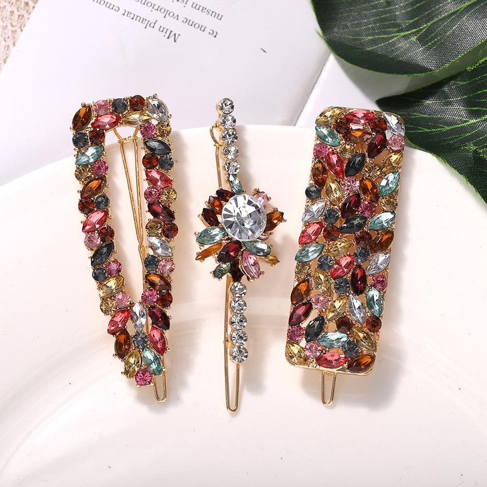 Ensemble de barrettes colorées