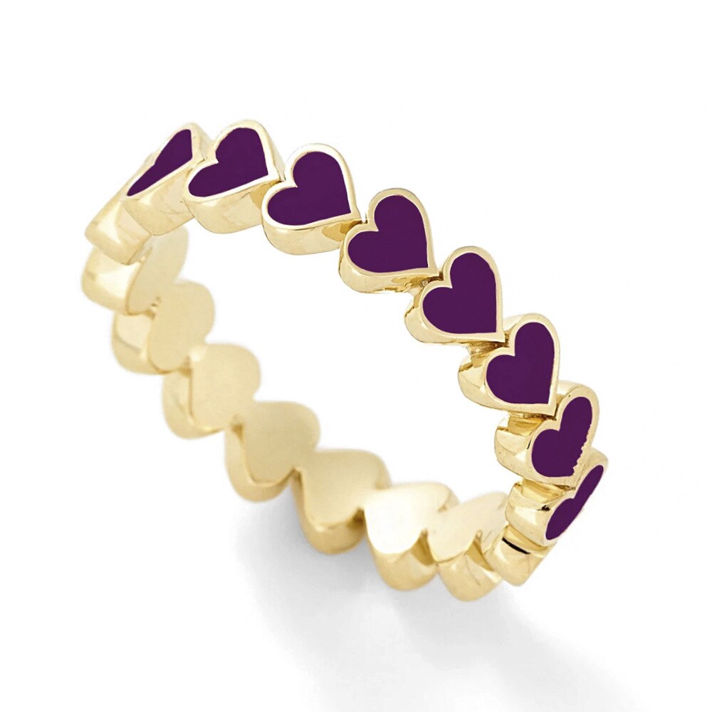 Bague avec motif de cœur