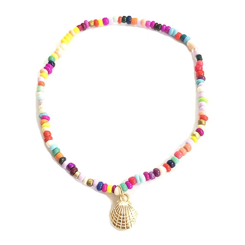 Bracelet de cheville coloré