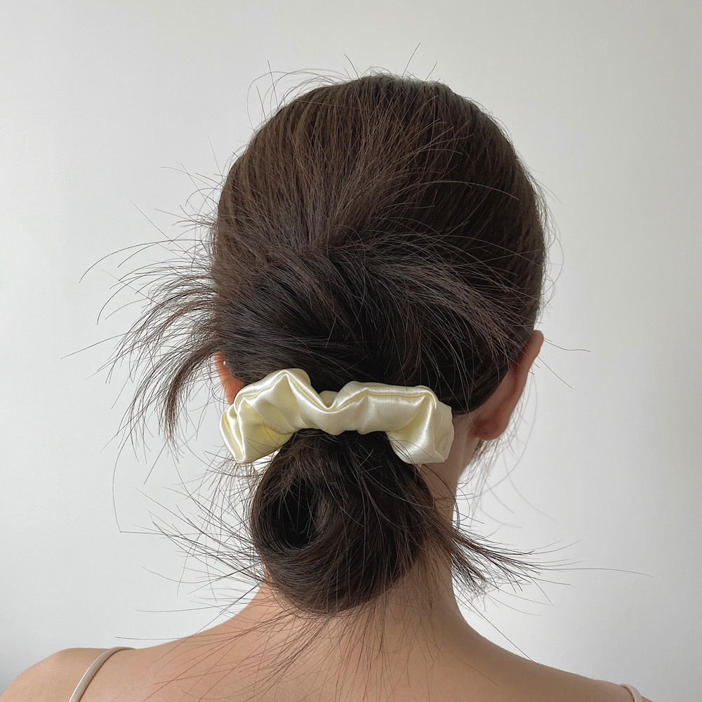 Élastique à cheveux en soie
