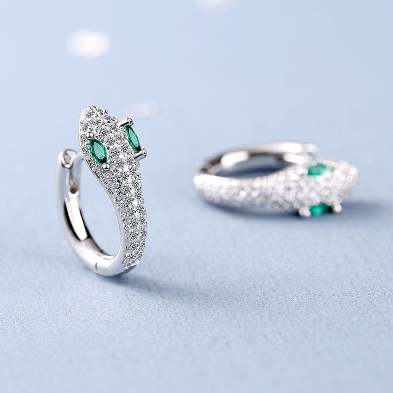Boucles d'oreilles en argent - serpents