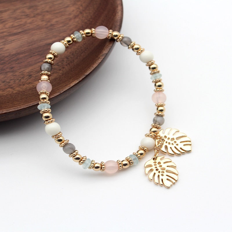 Bracelet perlé avec un pendentif