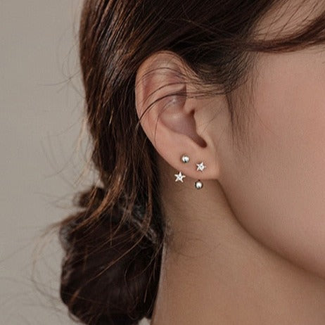 Boucles d'oreilles étoiles