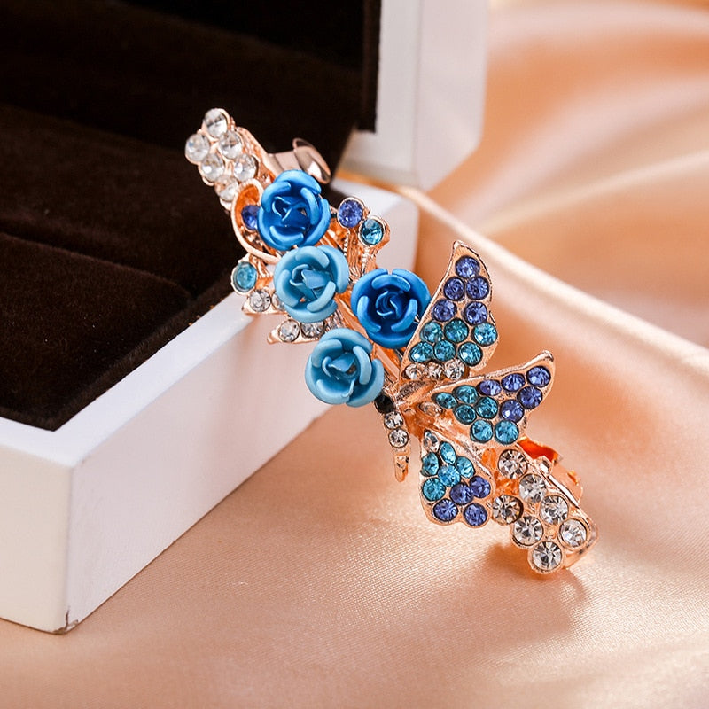 Barrette à cheveux avec des roses