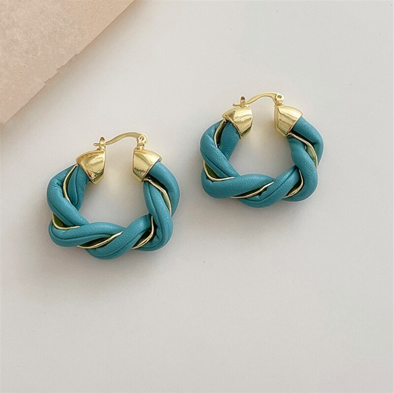 Boucles d'oreilles en cuir