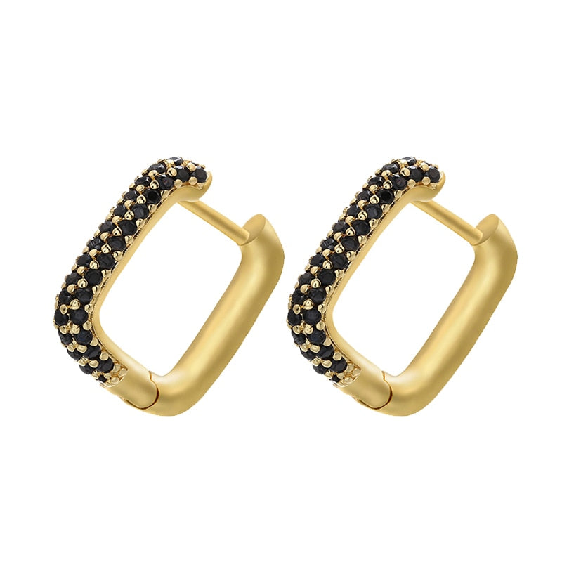 Boucles d'oreilles avec zirconia