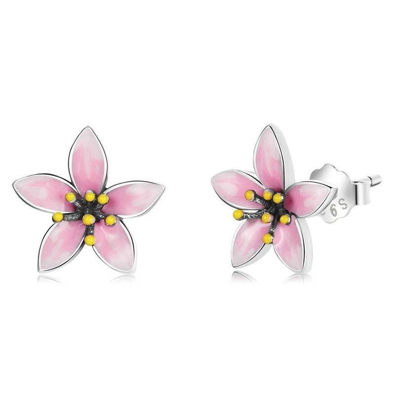 Boucles d'oreilles - fleurs