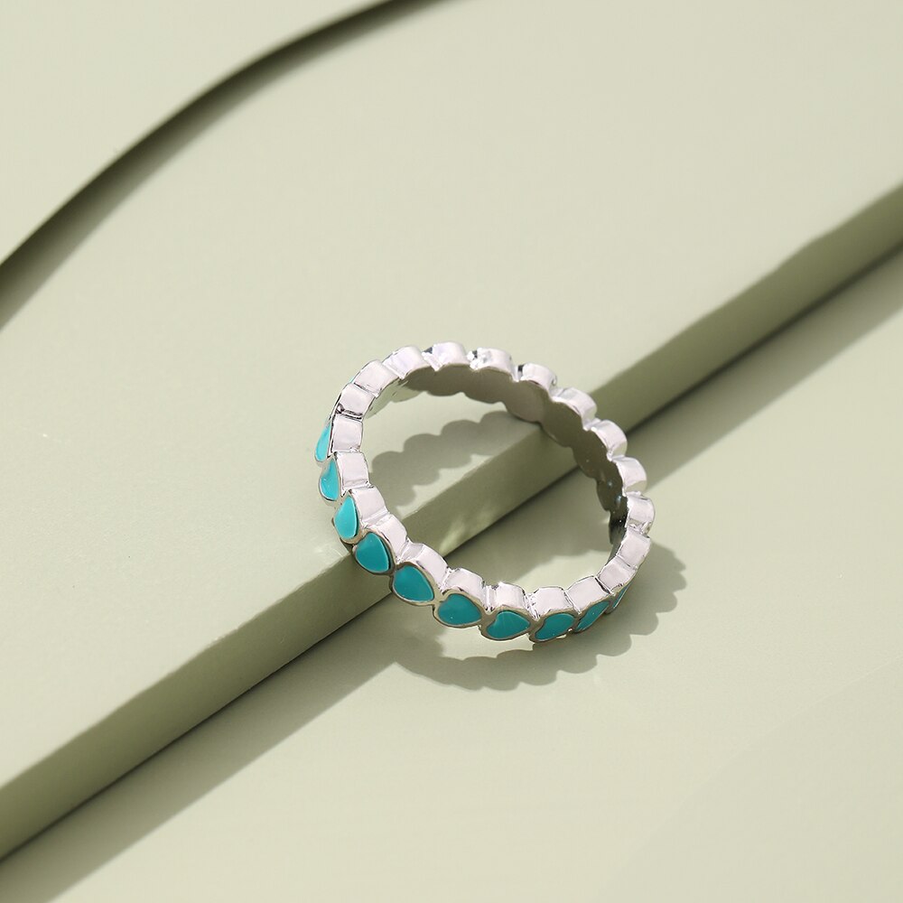 Bague avec motif de cœur