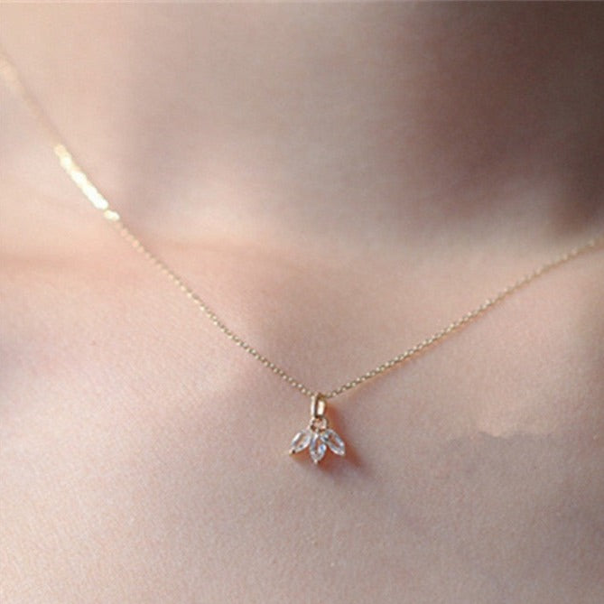 Collier minimaliste avec un pendentif