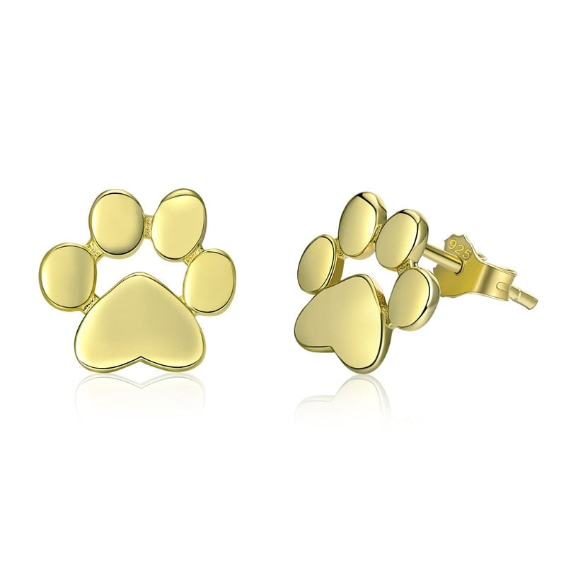 Boucles d'oreilles en forme de patte