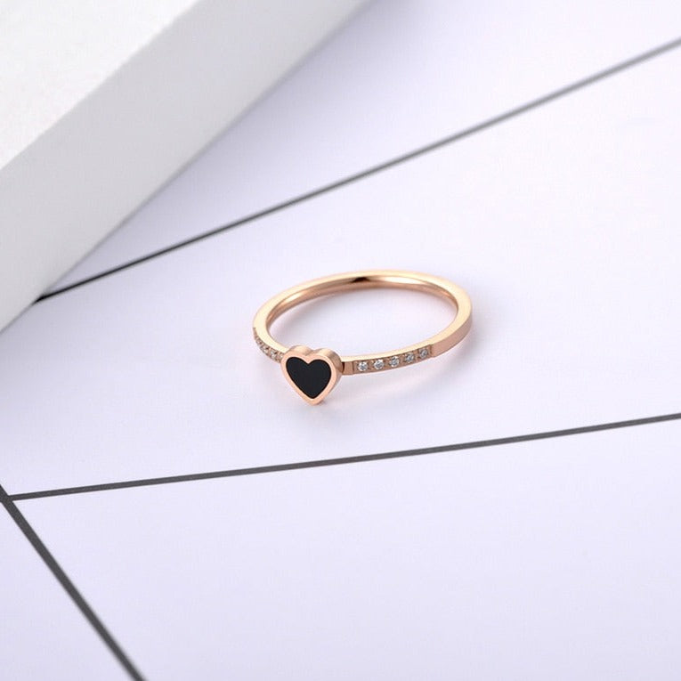Bague avec un cœur
