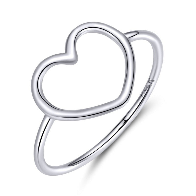 Bague minimaliste - cœur