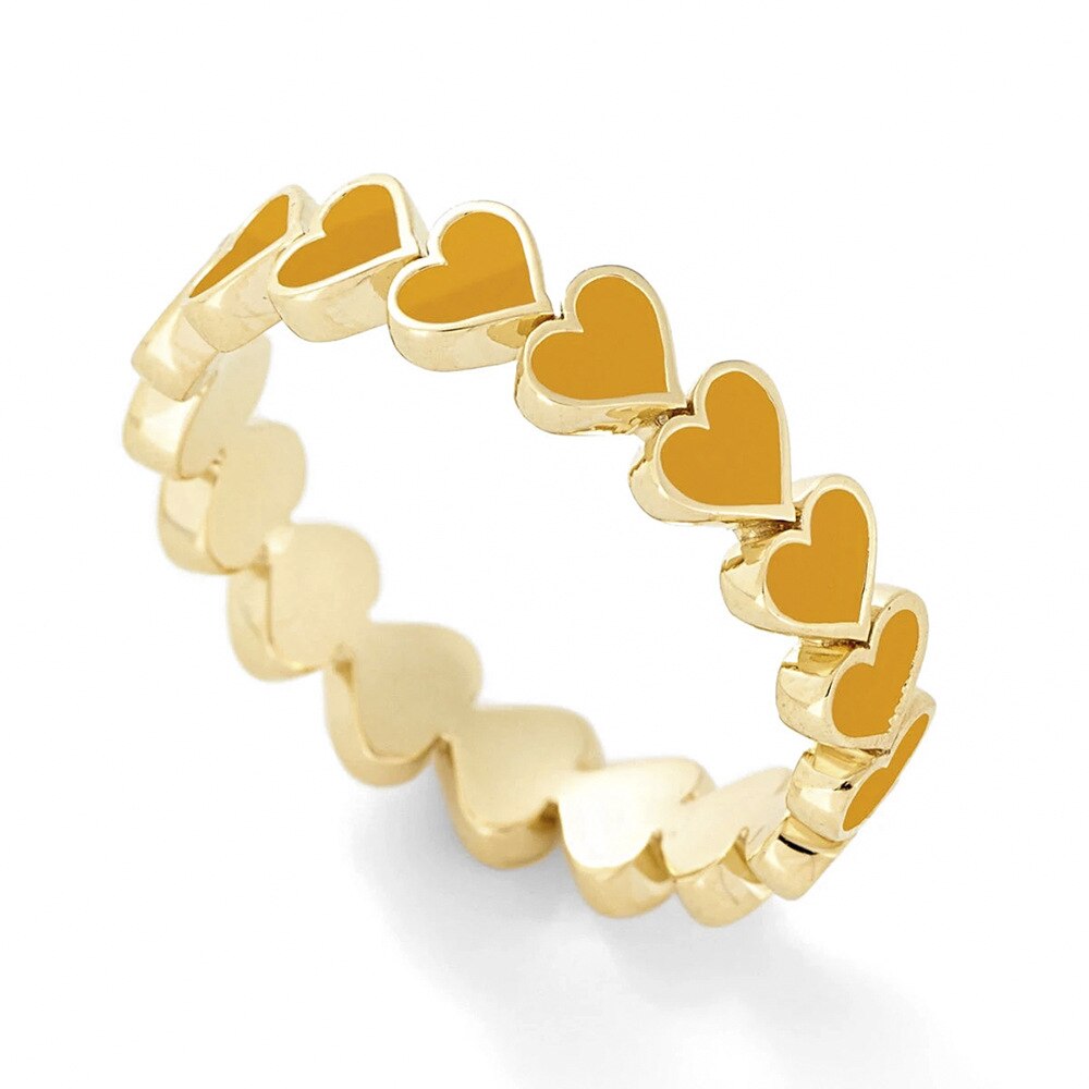 Bague avec motif de cœur