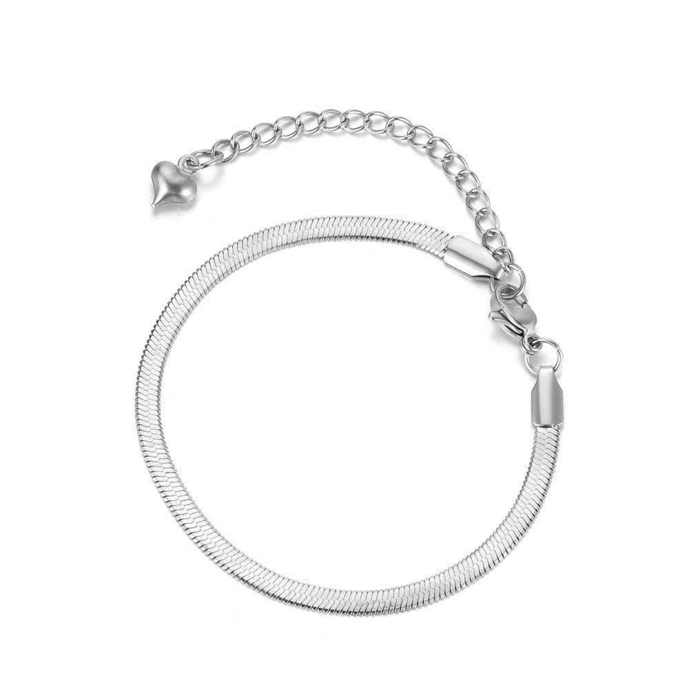 Bracelet chaîne serpent