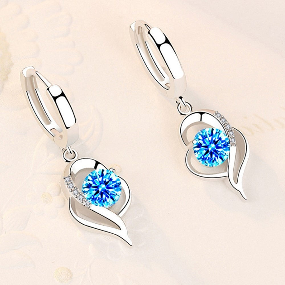 Boucles d'oreilles en forme de cœur