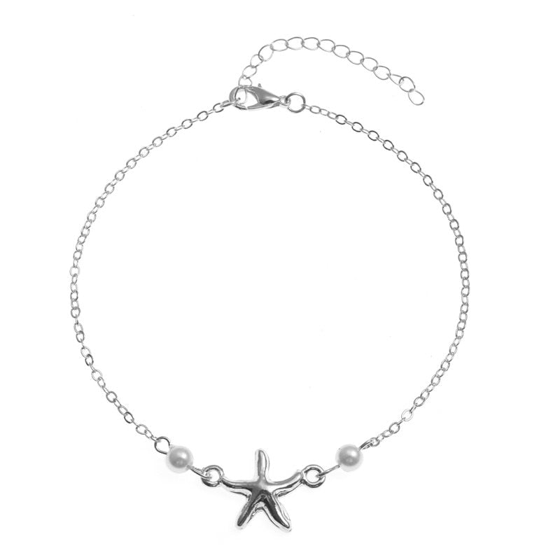 Bracelet boho minimaliste avec un motif d'étoile de mer