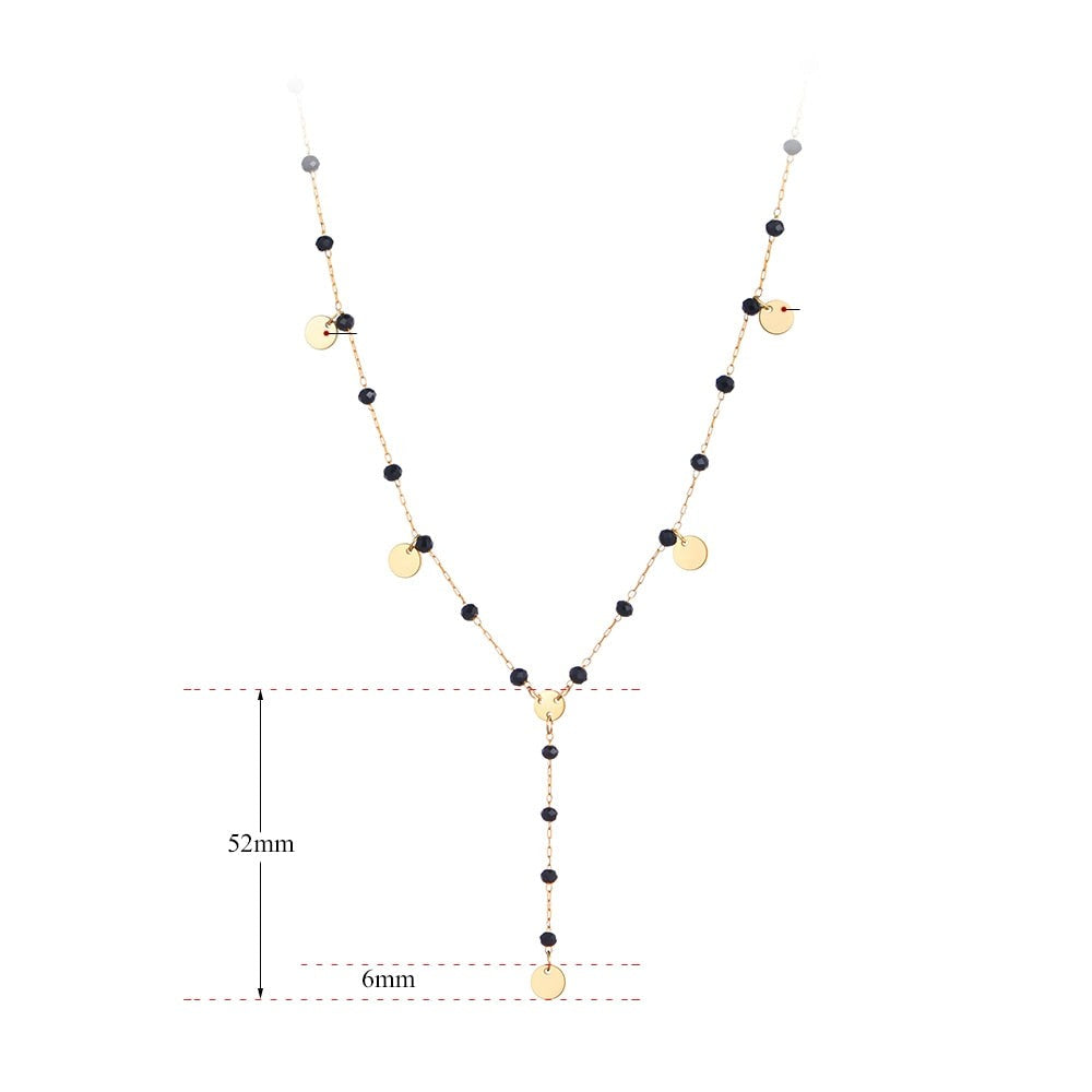 Collier avec perles et pendentifs