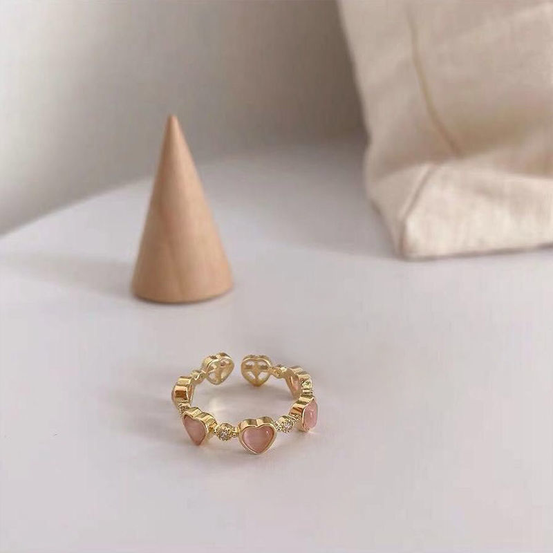 Bague avec des cœurs