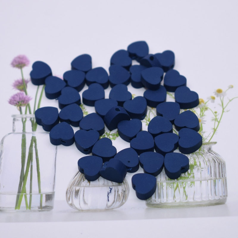 Perles pour bijoux - coeurs