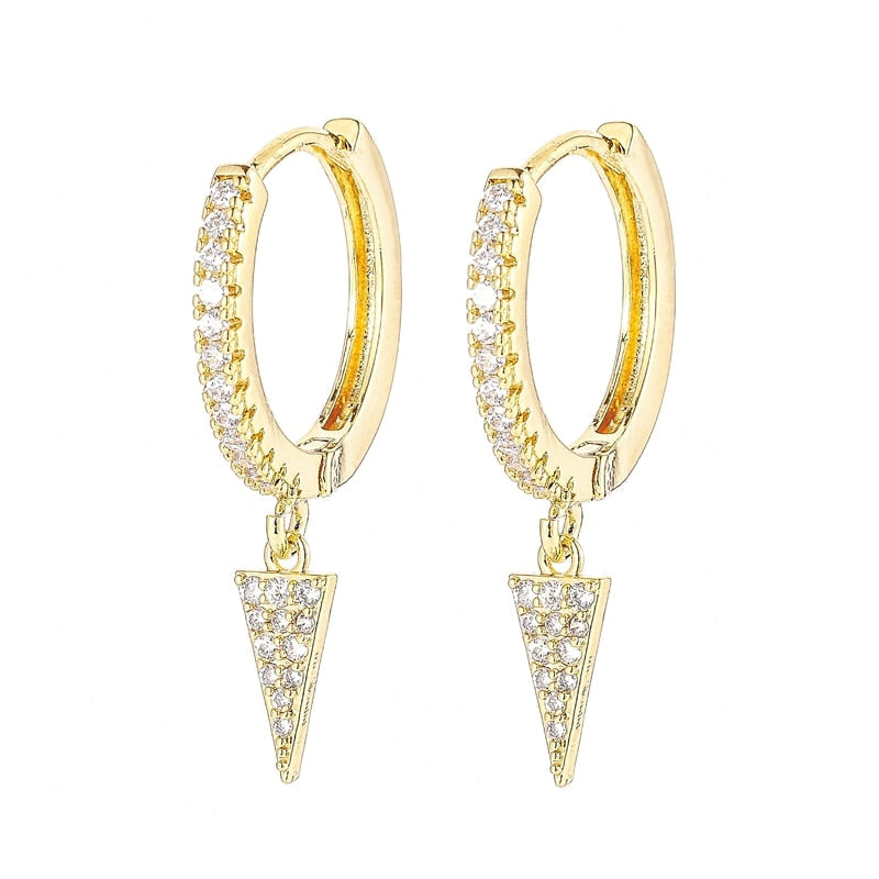 Boucles d'oreilles - triangles