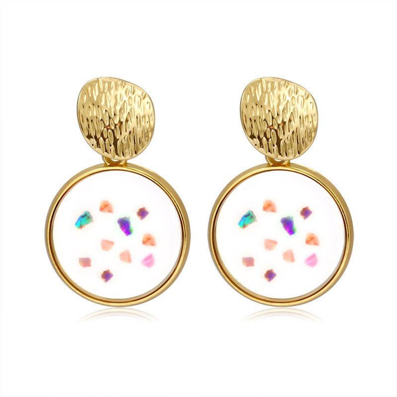 Boucles d'oreilles géométriques