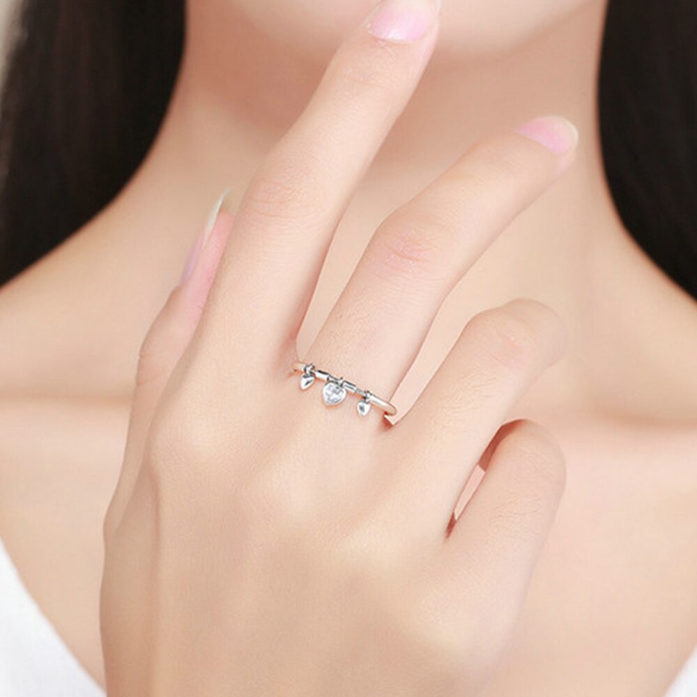 Bague avec motif de cœur