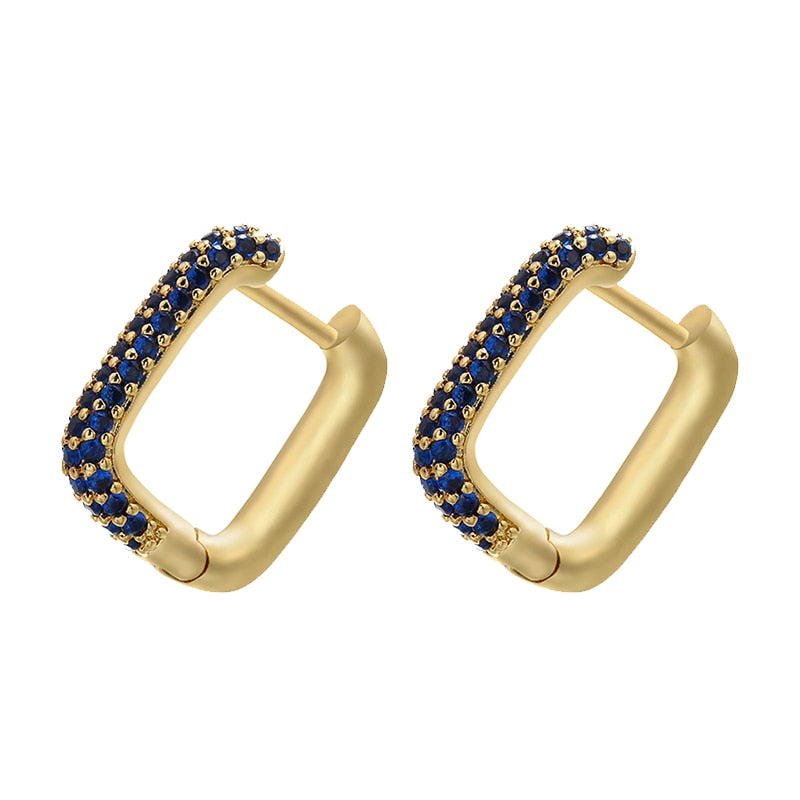 Boucles d'oreilles avec zirconia