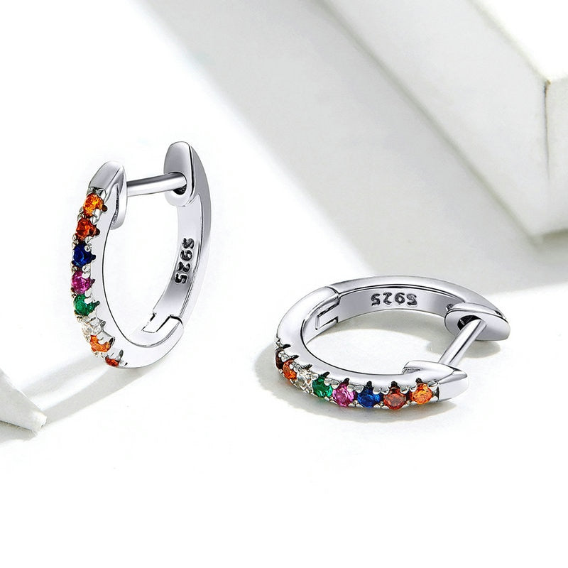 Boucles d'oreilles avec zirconia