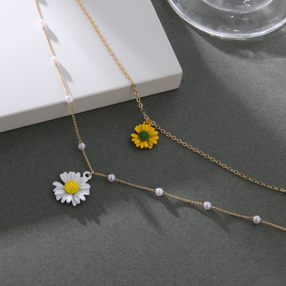 Collier - marguerites