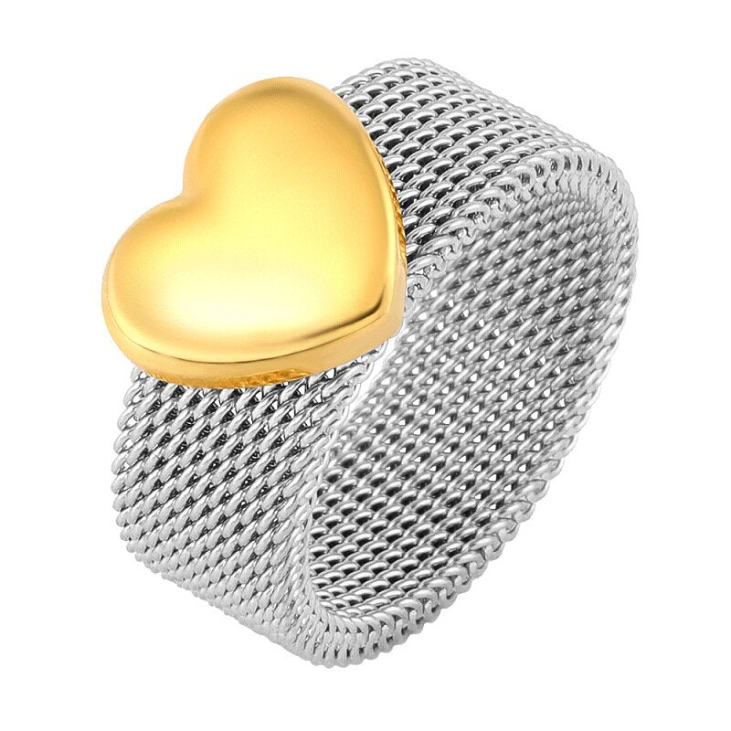 Bague avec un cœur