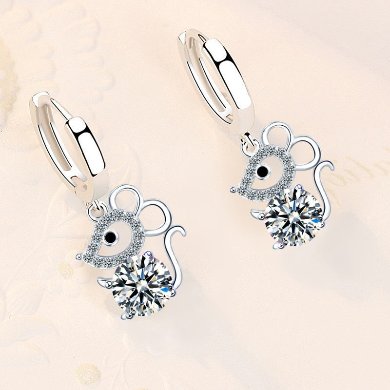 Boucles d'oreilles - souris