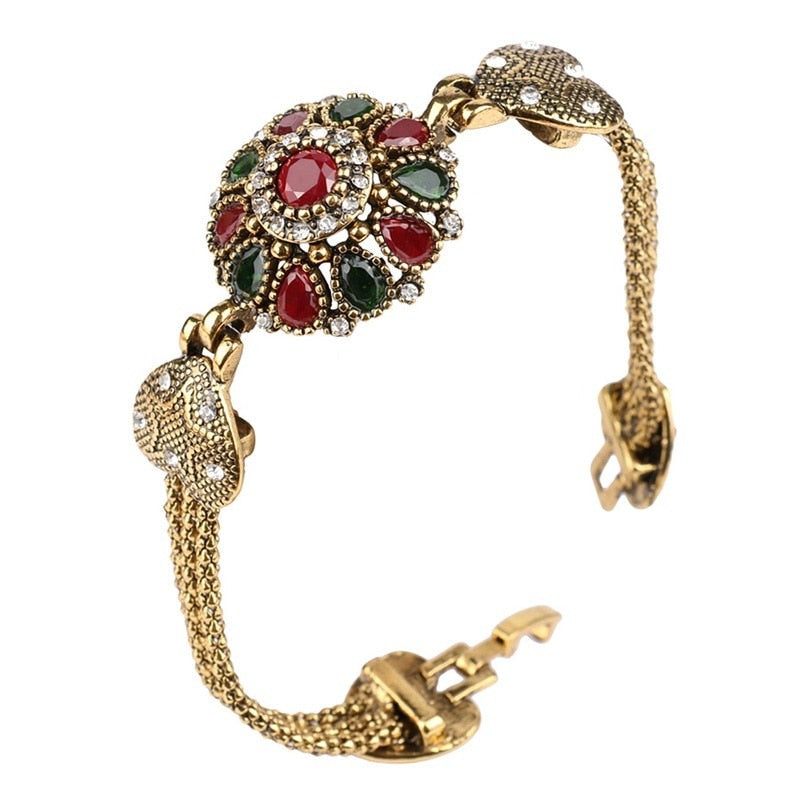 Bracelet avec un motif floral