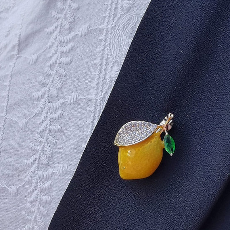 Broche citron