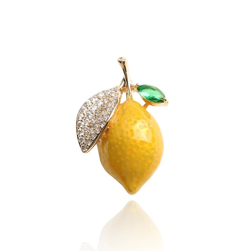 Broche citron