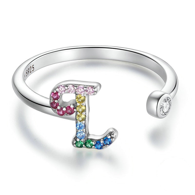 Bague avec initiale