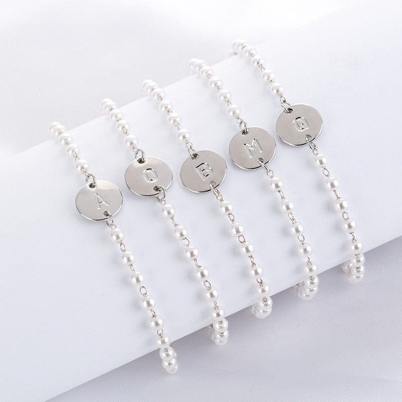 Bracelet avec une initiale