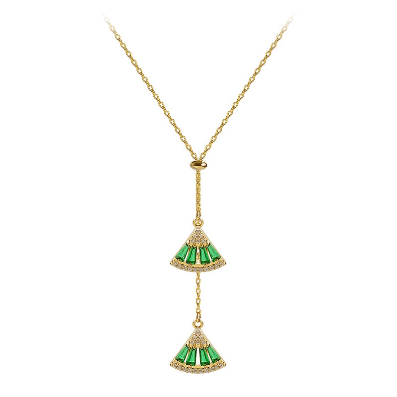 Collier ras du cou avec zircons