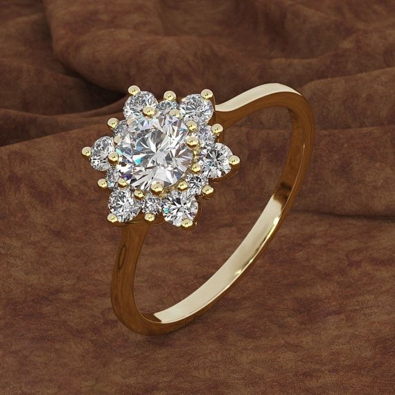 Bague flocon de neige