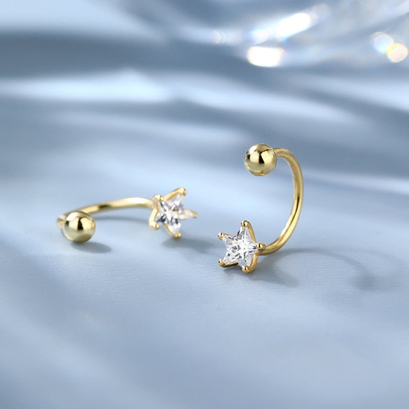 Boucles d'oreilles étoiles