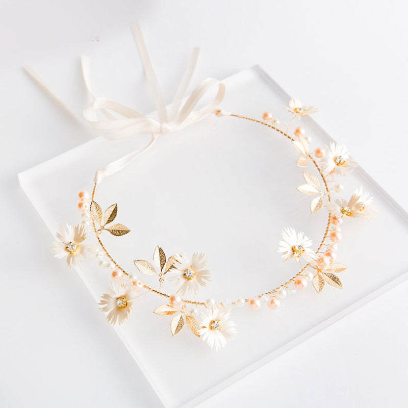 Bandeau de fleurs de marguerite