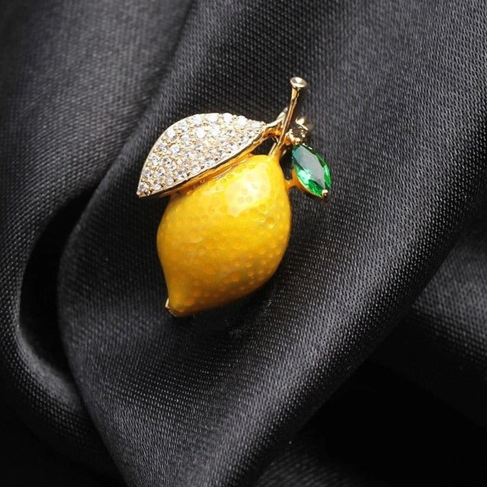 Broche citron