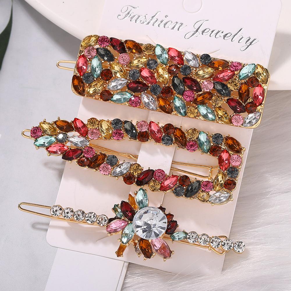 Ensemble de barrettes colorées