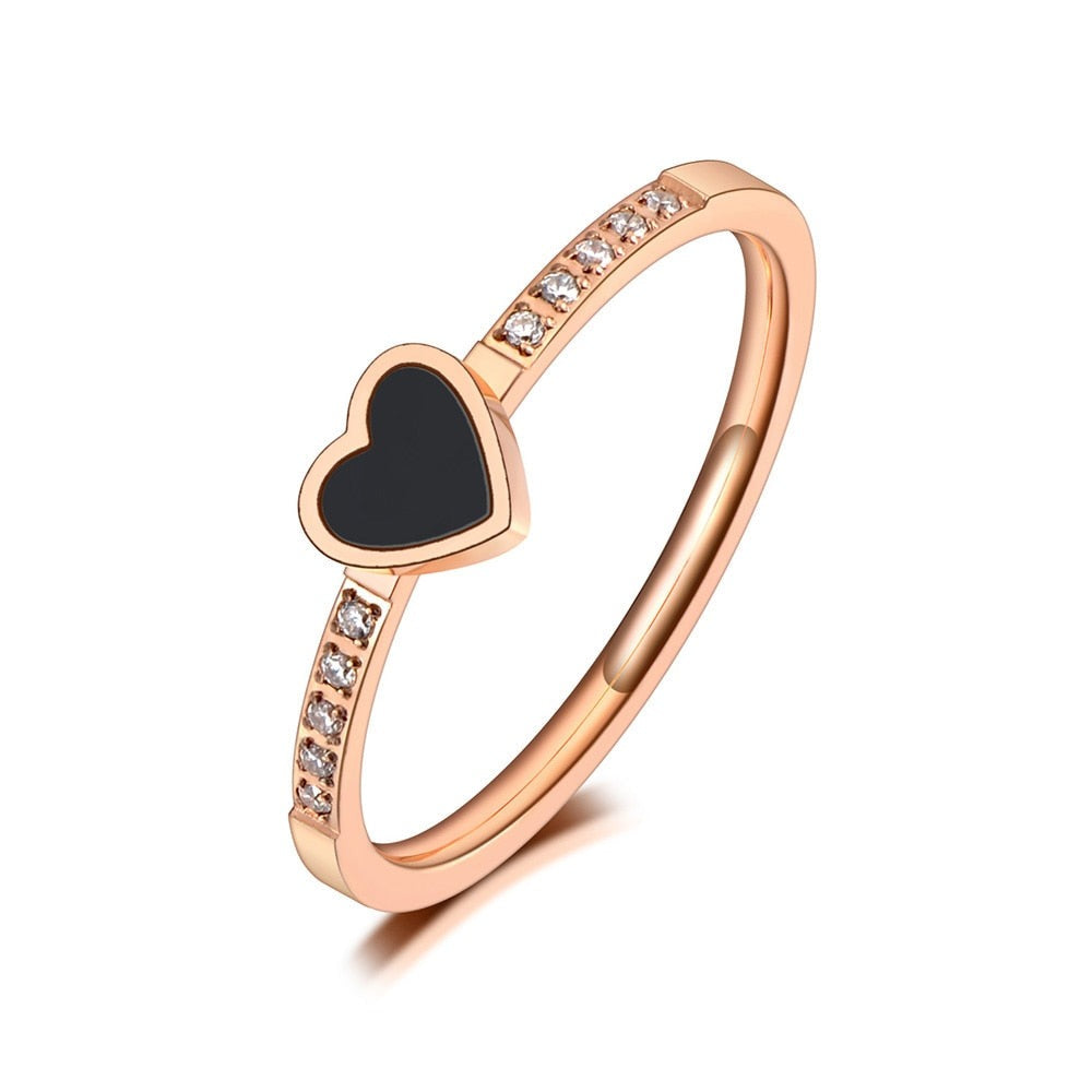 Bague avec un cœur