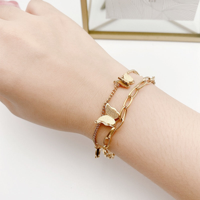 Bracelet papillon