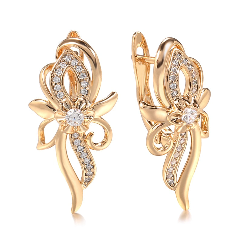 Boucles d'oreilles - fleurs