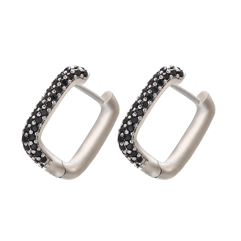 Boucles d'oreilles avec zirconia