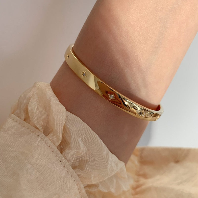 Bracelet ouvert en argent
