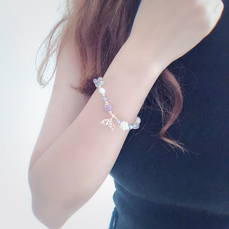 Bracelet sur un élastique